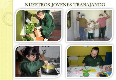 A.P.A.D.M.S.I. Centro de Día jóvenes realizando actividades